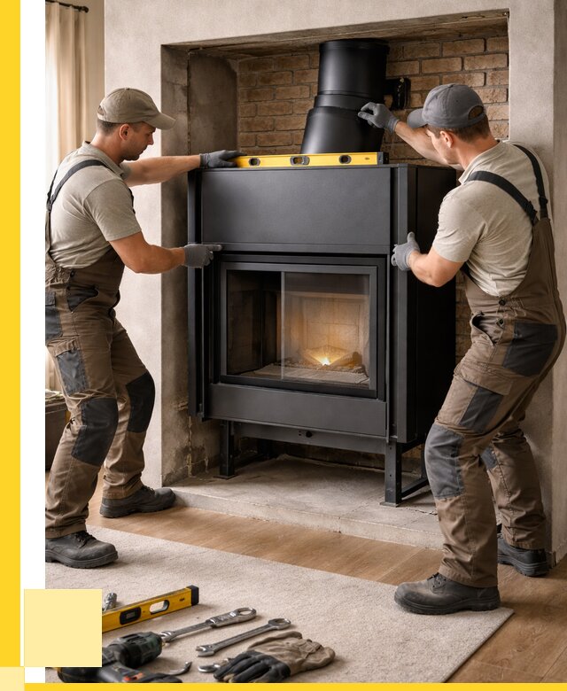 Установка каминных топок в Челябинске под ключ от 18562 р. | ЭриданЧлб