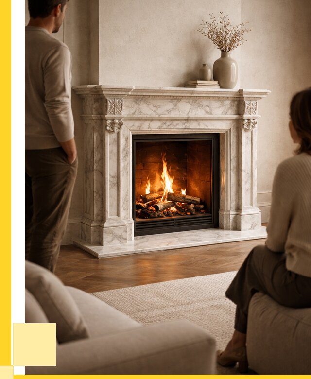 Мраморные камины под ключ в Челябинске от 257800 р. | ЭриданЧлб