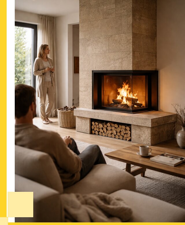 Угловые камины из кирпича установка в Челябинске от 154680 р. ЭриданЧлб