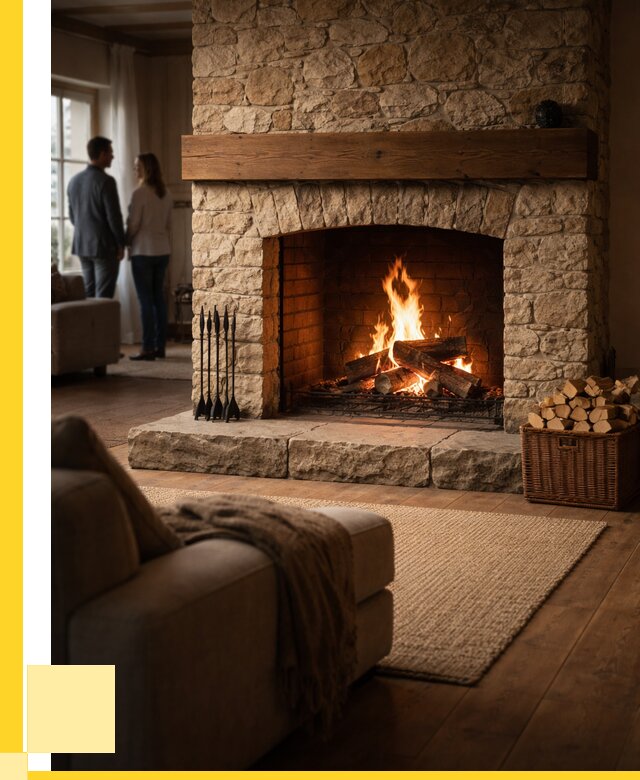 Открытые камины под ключ в Челябинске от 154680 р. ЭриданЧлб