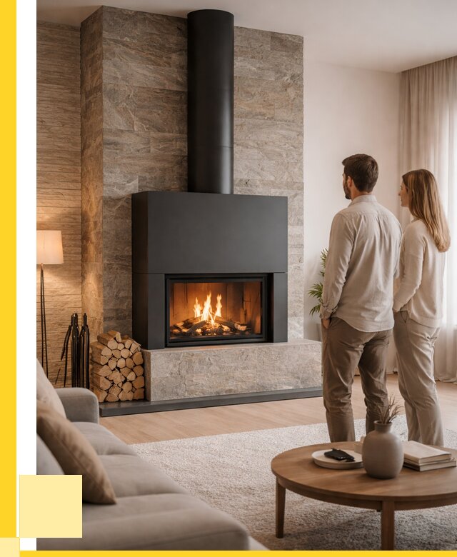 Закрытые камины под ключ в Челябинске от 123744 р., ЭриданЧлб