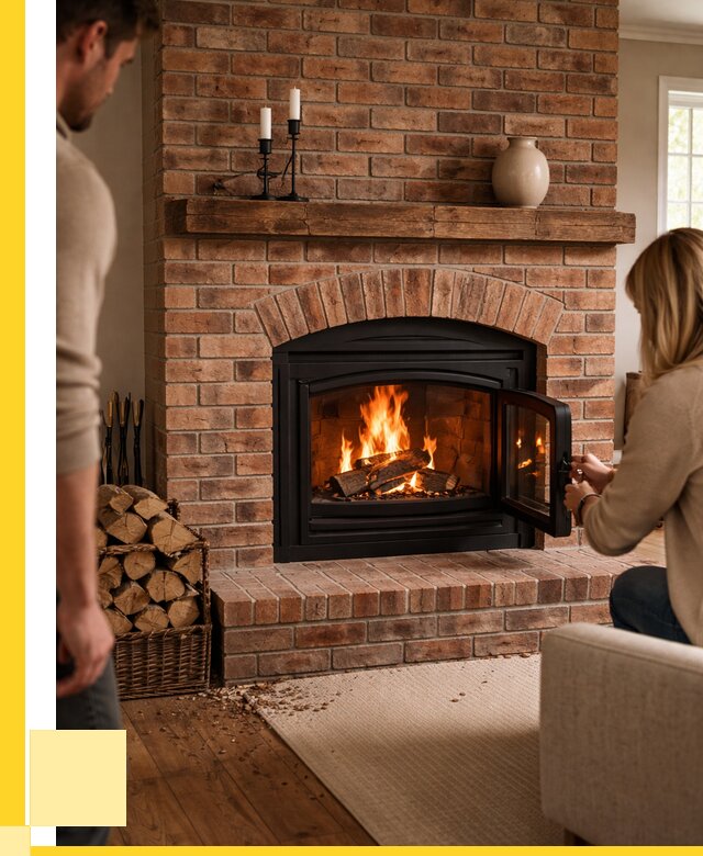 Кирпичные камины под ключ в Челябинске от 154680 р. | ЭриданЧлб