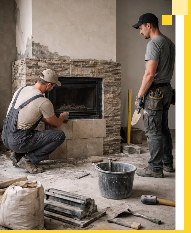 Камины под ключ в Челябинске: проект, изготовление и монтаж