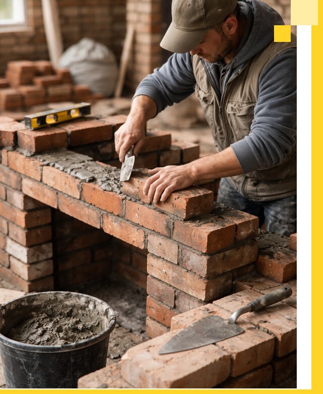 Кладка каминов под ключ в Челябинске профессиональная отделка и монтаж