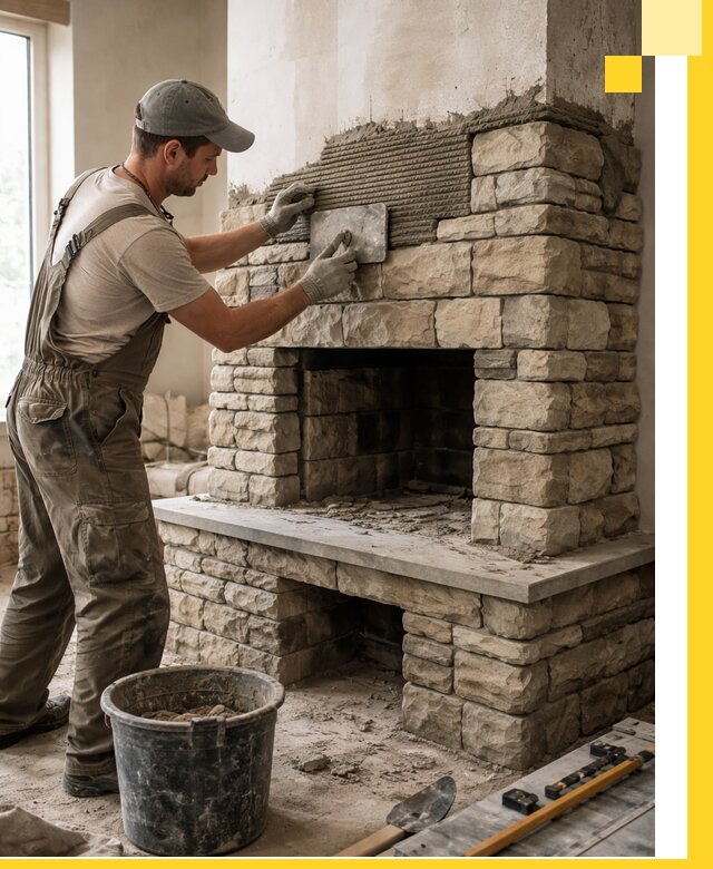 Строительство каминов под ключ в Челябинске от проектирования до монтажа