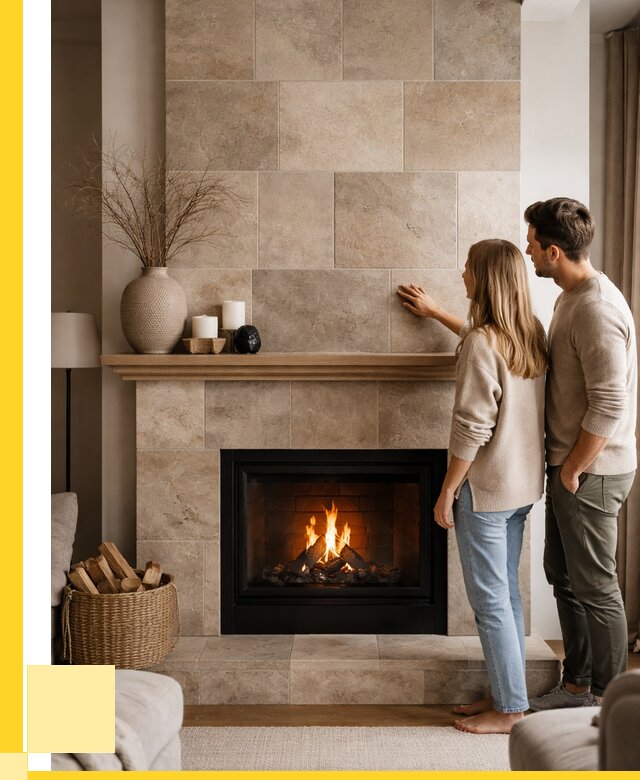 Облицовка каминов керамогранитом в Челябинске от 4640 р. | ЭриданЧлб