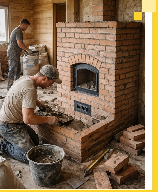 Профессиональное строительство печей в Челябинске под ключ