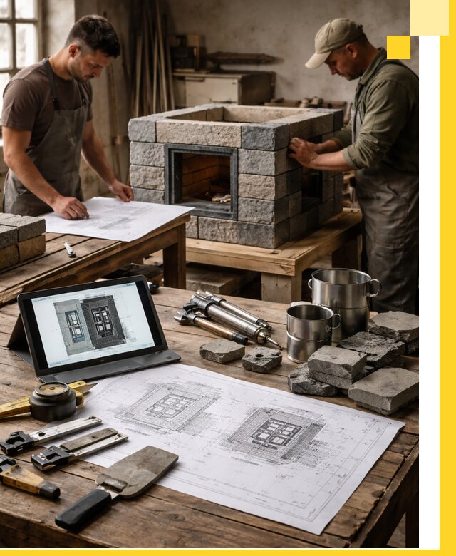 Разработка проектов печей с согласованием и монтажом в Челябинске