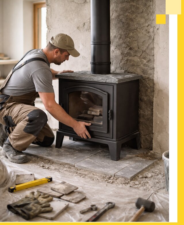 Профессиональный монтаж печей и каминов в Челябинске под ключ