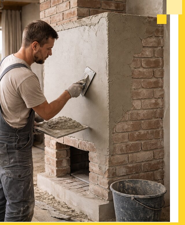 Отделка печей и облицовка каминов в Челябинске под ключ