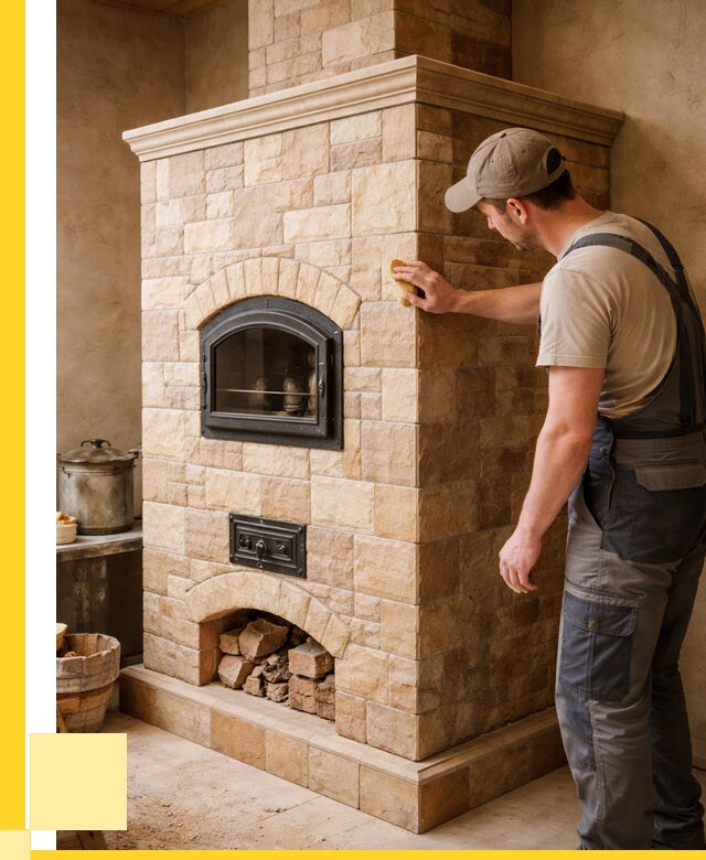 Облицовка печей в Челябинске от 4640 р. под ключ | ЭриданЧлб