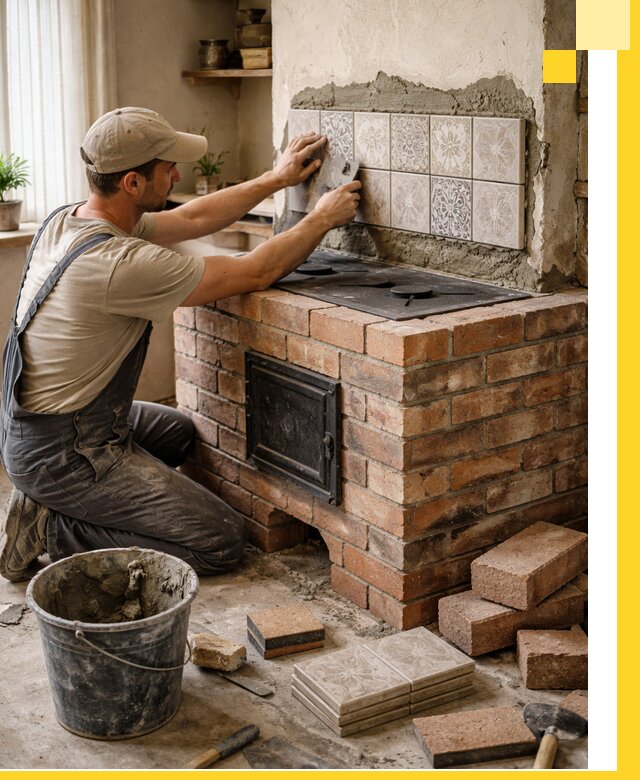 Печи с плитой на заказ монтаж гарантия и сервис в Челябинске