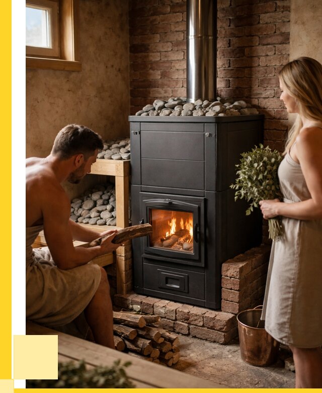 Кирпичная печь для бани на заказ в Челябинске от 56716 р. | ЭриданЧлб