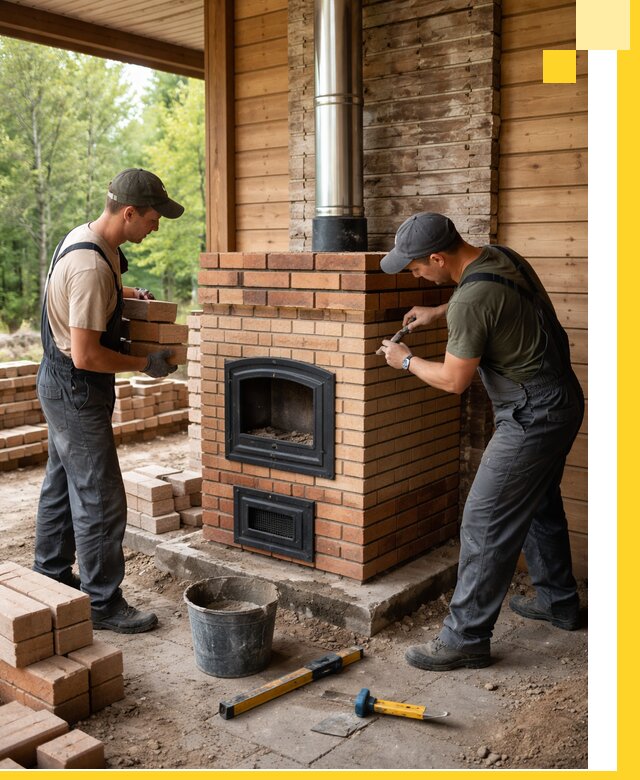 Производство и установка дачных печей под ключ в Челябинске