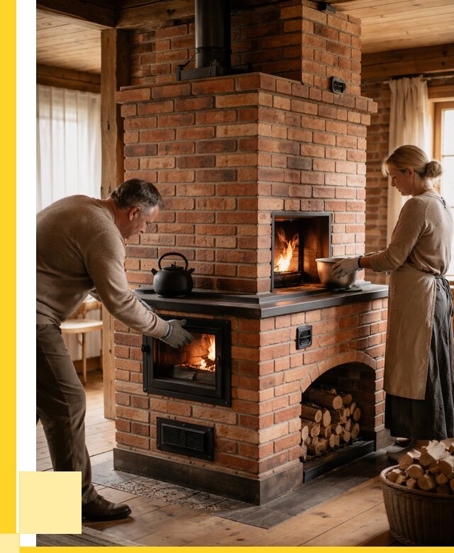 Печи для загородного дома под ключ в Челябинске от 82496 р. | ЭриданЧлб