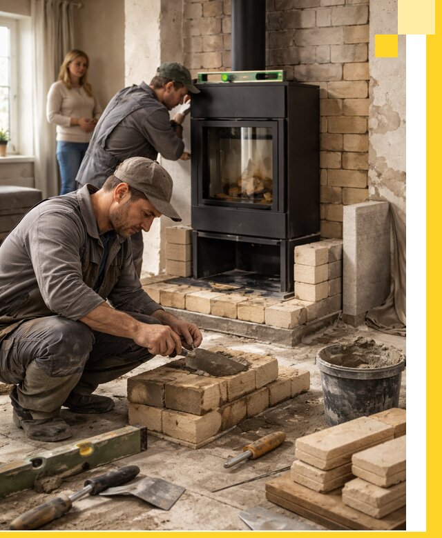 Печи и камины под ключ: проект, установка в Челябинске