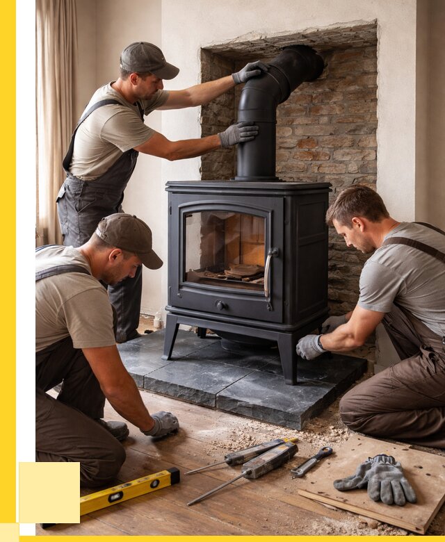 Монтаж печи камина в частном доме в Челябинске от 25780 р. | ЭриданЧлб