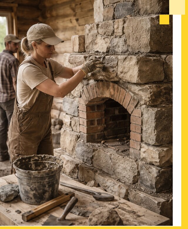 Каменные печи на заказ и монтаж в Челябинске, долговечные решения