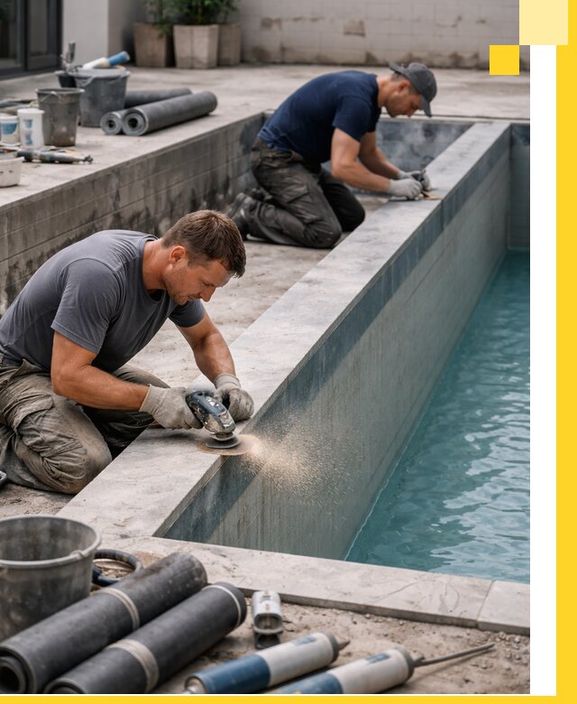 Профессиональный ремонт бассейнов под ключ в Челябинске