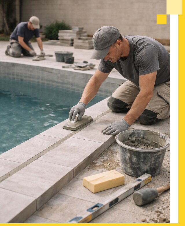 Отделка бассейнов в Челябинске: декоративная отделка и гидроизоляция