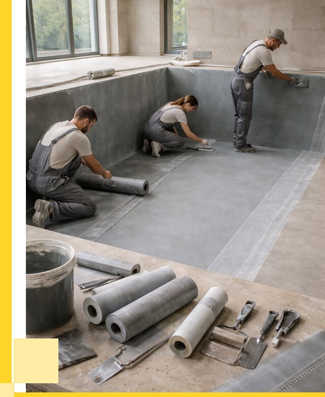 Гидроизоляция бассейнов в Челябинске от 2062 р., ЭриданЧлб