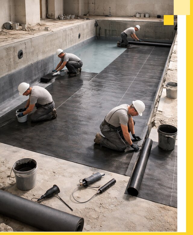 Профессиональная гидроизоляция бассейнов и чаш в Челябинске под ключ