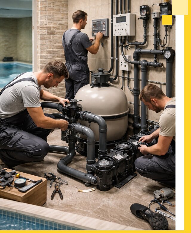 Комплексное оборудование для бассейнов под ключ в Челябинске