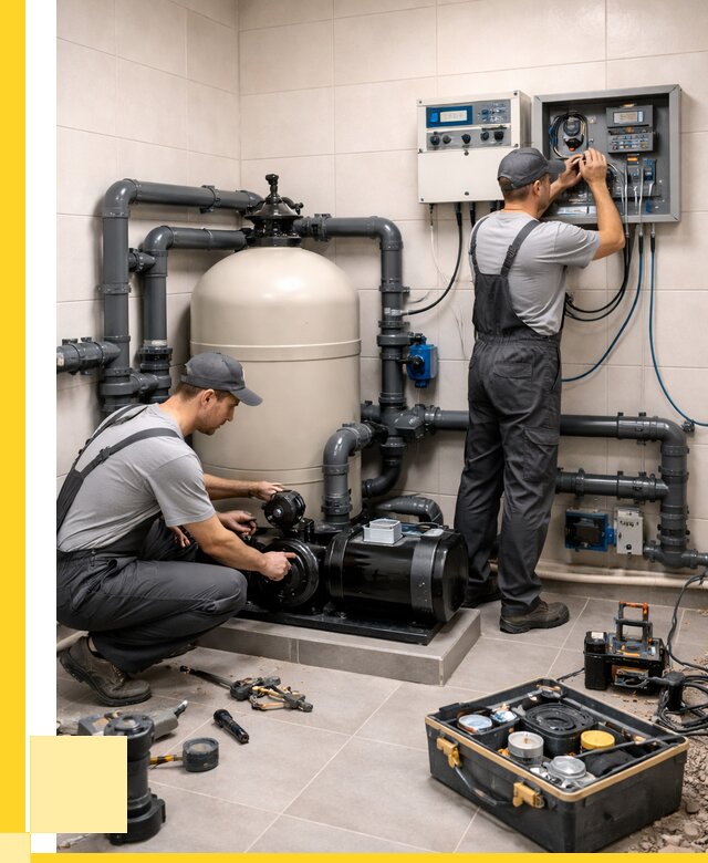 Монтаж оборудования для бассейнов в Челябинске от 41248 р. | ЭриданЧлб