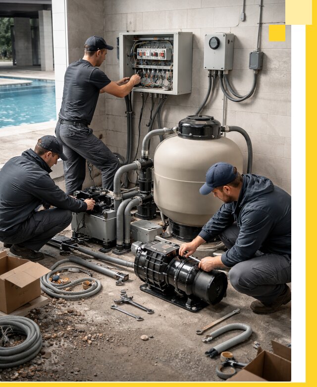 Профессиональный монтаж оборудования для бассейнов в Челябинске