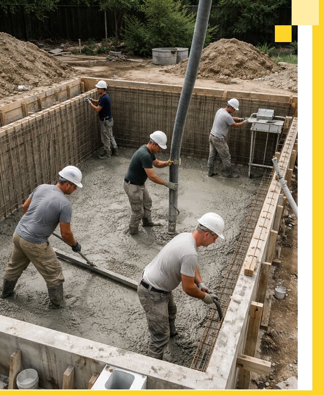 Строительство бетонных бассейнов под ключ в Челябинске