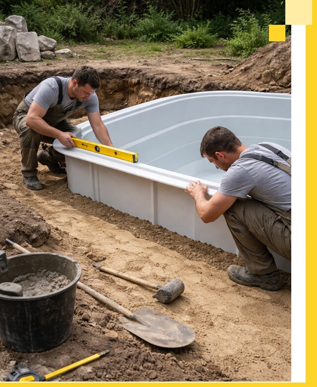 Производство и установка пластиковых бассейнов в Челябинске под ключ