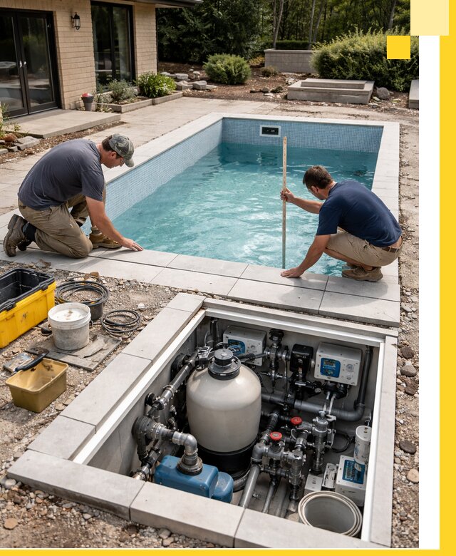 Строительство качественных домашних бассейнов под ключ в Челябинске