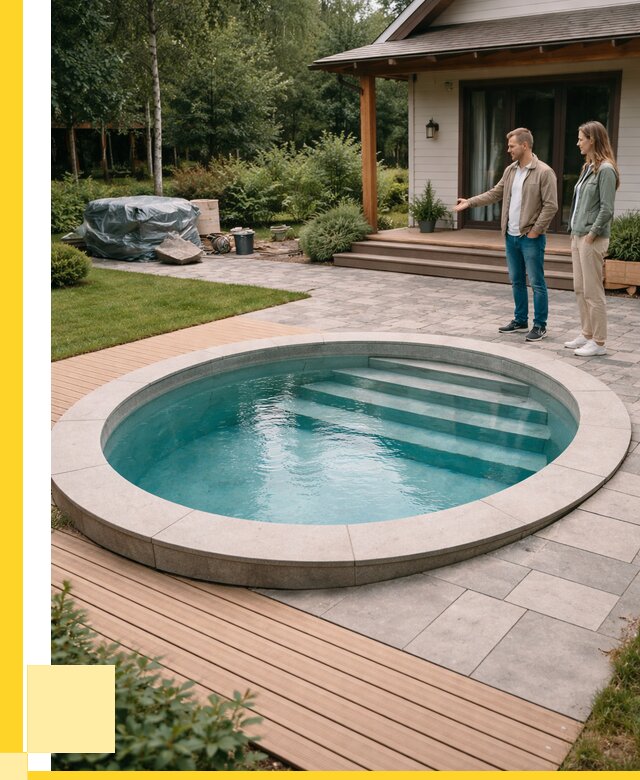 Бассейн на даче под ключ в Челябинске от 206240 р., ЭриданЧлб