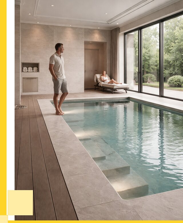 Бассейны в коттедже под ключ в Челябинске от 1237440 р. | ЭриданЧлб