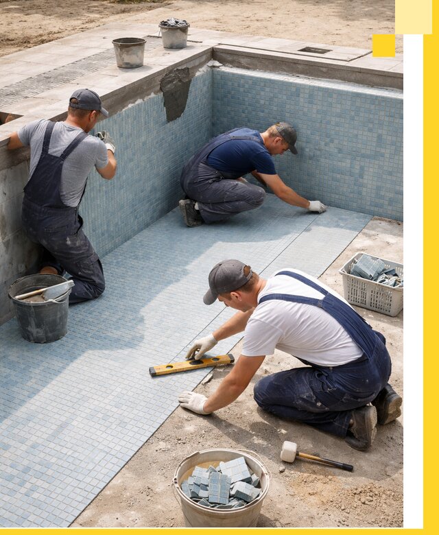 Укладка и установка плитки для бассейнов под ключ в Челябинске