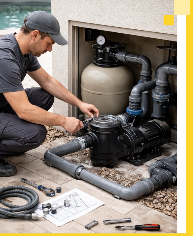 Поставка, монтаж и сервис насосов для бассейнов в Челябинске