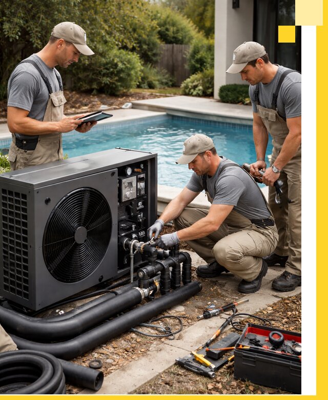 Проектирование и установка тепловых насосов для бассейнов в Челябинске