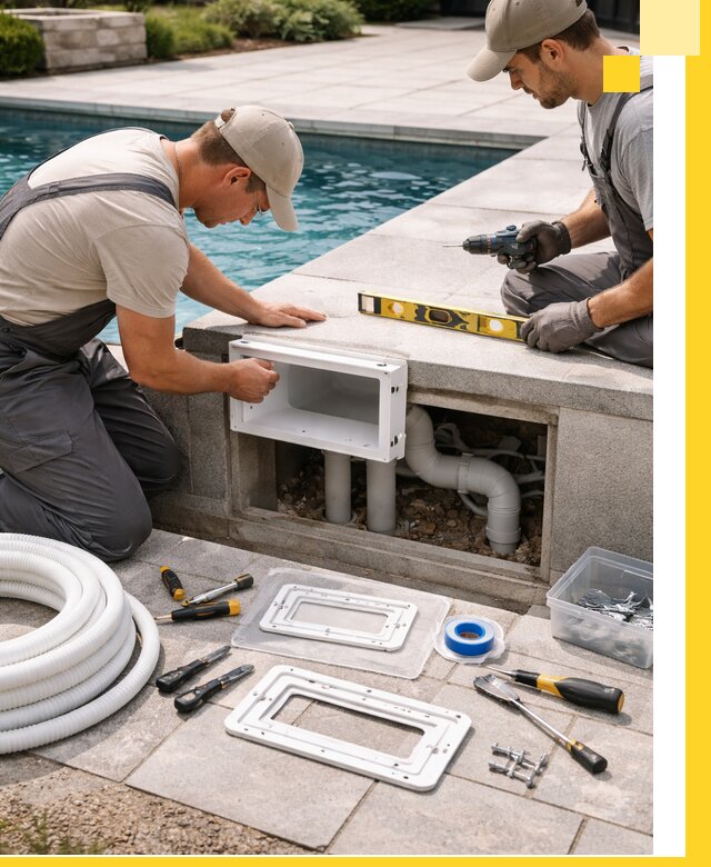 Поставка и установка скиммеров для бассейнов в Челябинске