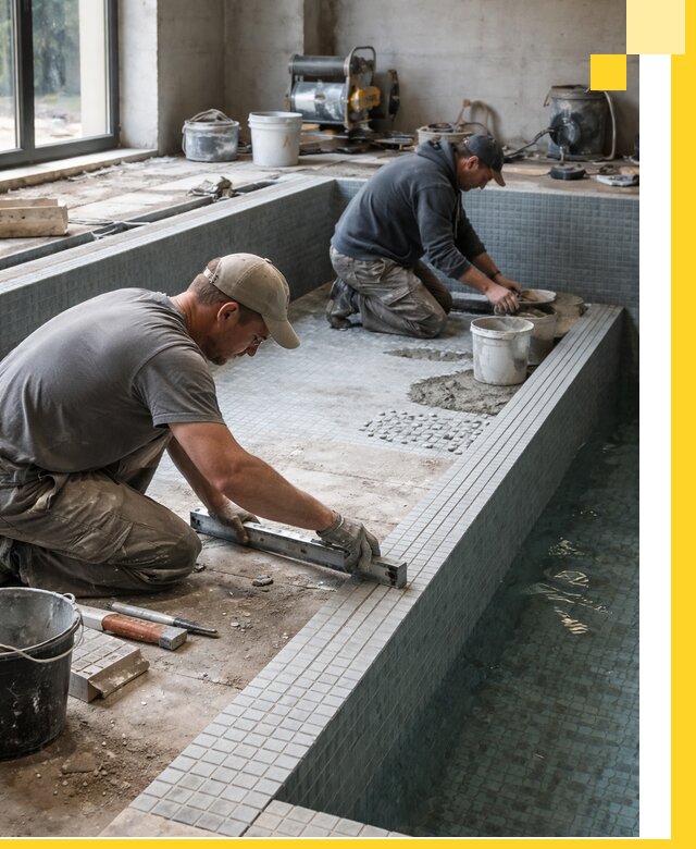 Строительство бассейна в частном доме в Челябинске под ключ