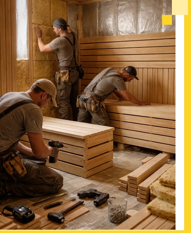 Профессиональное строительство саун под ключ в Челябинске