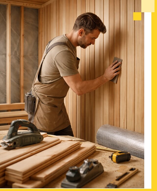 Профессиональная отделка саун и парных под ключ в Челябинске