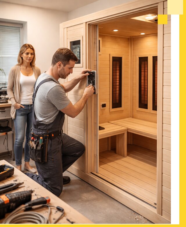 Инфракрасные сауны под ключ в Челябинске продажа и установка