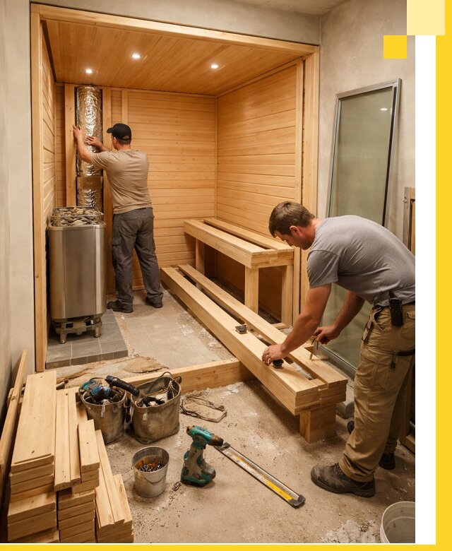 Проектирование и установка домашних саун под ключ в Челябинске