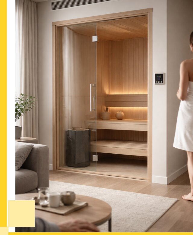 Сауна в квартире под ключ в Челябинске от 123744 р. ЭриданЧлб