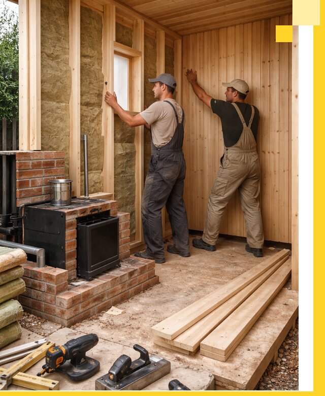 Строительство и установка дачных саун под ключ в Челябинске