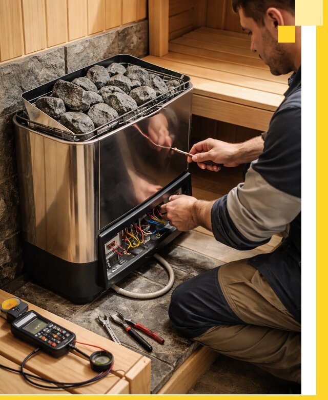 Продажа и установка электрокаменок для саун в Челябинске