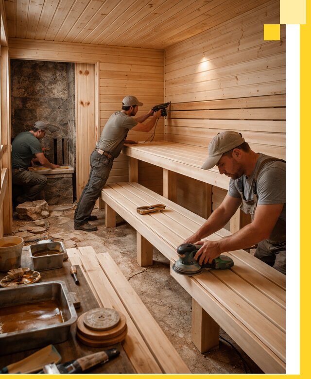 Профессиональная отделка бань в Челябинске под ключ, с гарантией