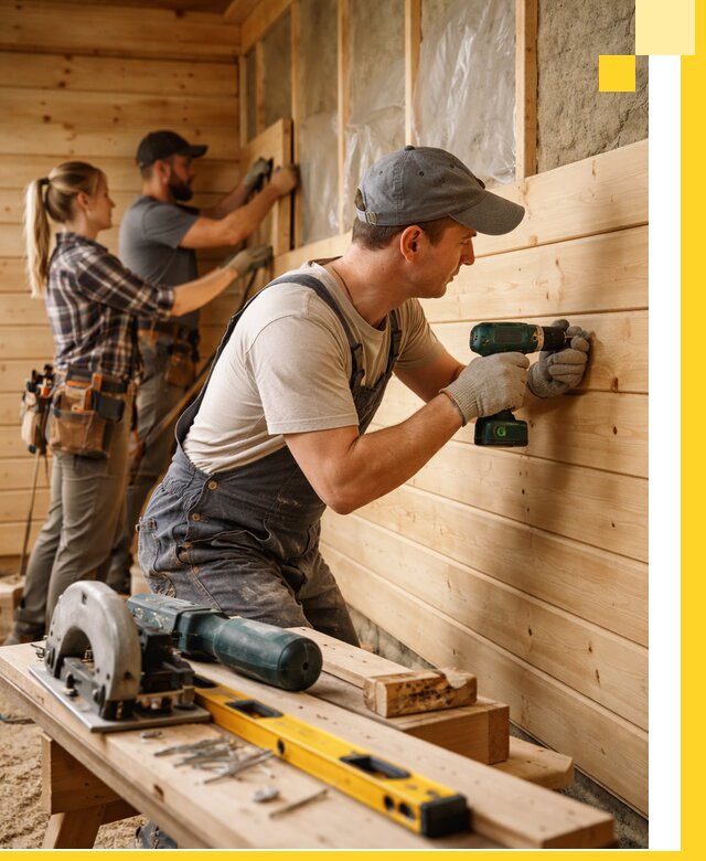 Обшивка бань под ключ в Челябинске: отделка стен и потолков