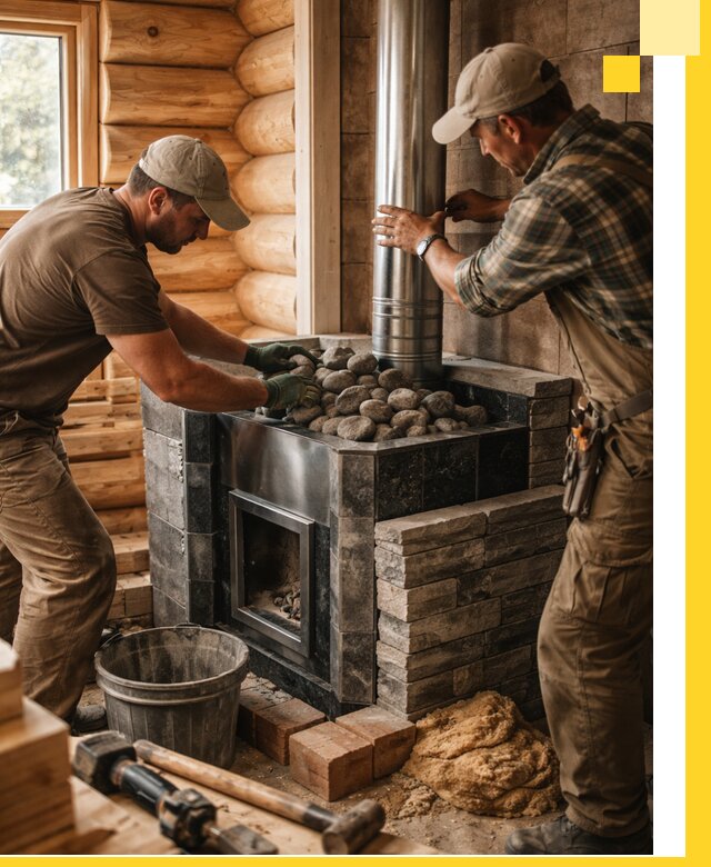 Строительство и отделка русских бань под ключ в Челябинске