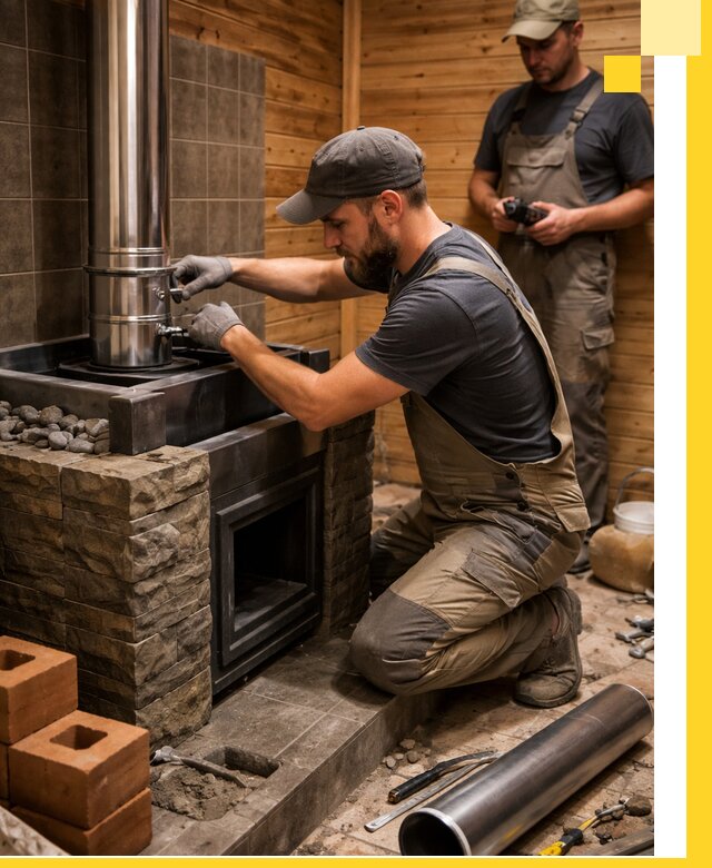 Изготовление и установка банных печей под ключ в Челябинске